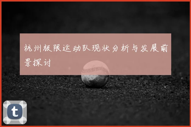 杭州极限运动队现状分析与发展前景探讨