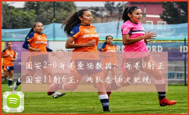 国安2-0海港全场数据：海港0射正国安11射6正，两队各16次犯规