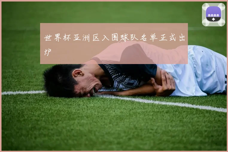 世界杯亚洲区入围球队名单正式出炉