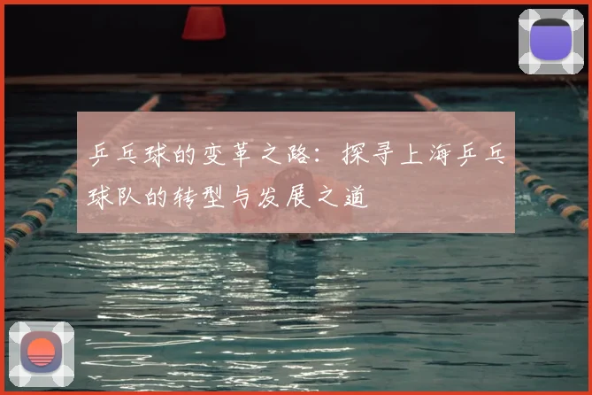 乒乓球的变革之路：探寻上海乒乓球队的转型与发展之道